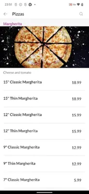 The Perfect Pizza Company android App screenshot 1